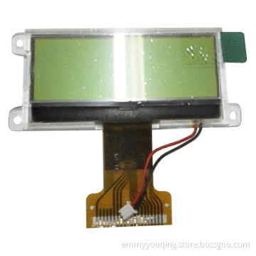 Stn Yellow-Green Transflective 128 X 32 Dots LCD Display Module with Green Backlight, RoHS Approved (VTM88962A01)
